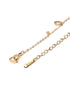 Gold Plated CZ Teardrop Charm Bracelet