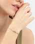 Gold Plated Pearl Wraparound Bracelet