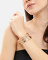 Set of 7 Rose Gold Plated Bangle Set
