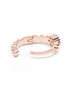 18kt Rose Gold Plated CZ Mini Hoop Earring