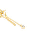 18kt Gold Plated CZ Floral Drop Earring
