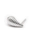 Rhodium Plated Mini Teardrop Stud Earring