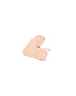 18kt Rose Gold Plated Heart Stud Earring
