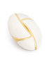 Genz 18kt Gold Plated Enamel Oval Bold Stud Earring