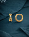 18kt Gold Plated CZ Mini Hoop Earring