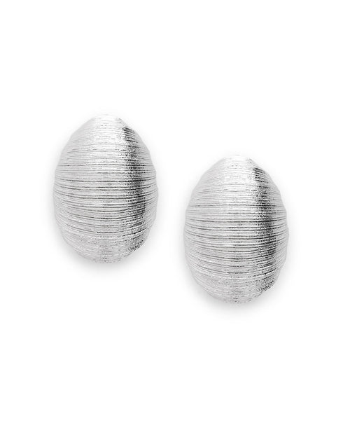 Premium Silver Plated Half Hoop Earring