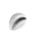 Premium Silver Plated Half Hoop Earring