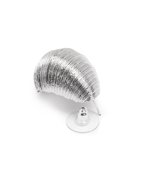 Premium Silver Plated Half Hoop Earring