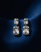 Premium Silver Plated Dangling Crystal Drop Earring