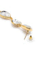 Premium 18kt Gold Plated Crystal and Pearl Drop Earring