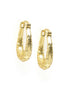 18kt Gold Plated Oval Hoop Earring
