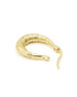 18kt Gold Plated Oval Hoop Earring