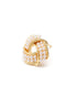 18kt Gold Plated Pearl Love Knot Stud Earring