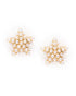 18kt Gold Plated Pearl Star Mini Stud Earring