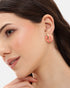 Gold Plated Enamel Bold Stud Earring