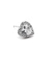 Silver Plated CZ Mini Heart Stud Earring