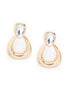 Gold Plated Tear Drop CZ Drop Earring