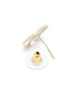 Premium Gold Plated CZ Bow Mini Stud Earring