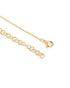 18kt Gold Plated CZ Snowflake Pendant with Chain