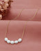 18kt Gold Plated Multiple Pearl Necklace