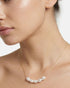 18kt Gold Plated Multiple Pearl Necklace