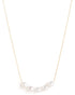 18kt Gold Plated Multiple Pearl Necklace