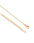 Gold Plated Dangling Pearl Leaf Necklace