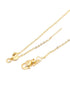 18kt Gold Plated Puff Heart Pendant and Chain