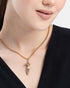 18kt Gold Plated Couple Hug Pendant and Chain