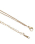 Gold Plated Heart and Pearl Charm Layered Necklace