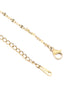 Gold Plated CZ Solitaire Pendant and Chain