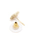 Gold Plated CZ Clover Necklace and Earring Set