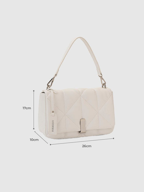 Genevieve Quilted Top Handle Sling Bag