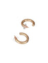 Anti-Tarnish Gold Plated Styling C Hoops earrings