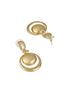 Anti-Tarnish Gold Plated Concentric balls Minimal Drop earrings