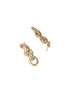 Anti-Tarnish Gold Plated Link Luxe Drop Earrings