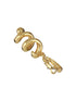 Anti-Tarnish Gold Plated Spiral Twister Hoop Minimalist Earrings