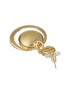 Anti-Tarnish Gold Plated Concentric balls Minimal Drop earrings
