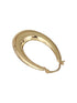 Anti-Tarnish Gold Plated U -Shaped Chunky Hoop Earrings
