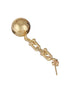 Anti-Tarnish 18k Gold Plated Link Spherical ball Dangler Earrings
