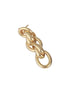 Anti-Tarnish Gold Plated Link Luxe Drop Earrings
