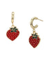 Red Luxe Kids Gift Box – Cherry Charm Bracelet & Cherry Drop Earrings, Red Bow Clip & Velvet Scrunchies Set