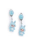 Multicolour Silver Plated Jewellery Set for Girl