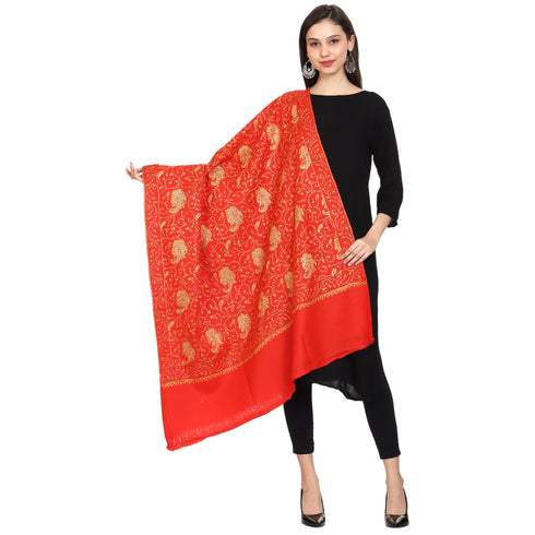 Women's Hand Embroidered Wool Shawl