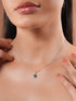 925 Sterling Silver Minimal Dailywear Evil Eye Locket Necklace & Chain