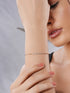 925 Sterling Silver Dual Toned Ball Chain Adjustable Bracelet