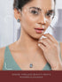 Shine with Elegance Blue Pendant & Earrings Set