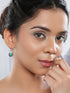 92.5 Sterling Silver Turquoise Stone Drop Earrings
