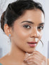 925 Sterling Silver Open Hoop Minimal Chic dangler Drop Earrings