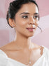 Elegant Butterfly Pearl Pendant Necklace & Earrings Set for Women